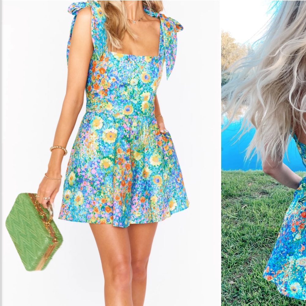 Show me your mumu Claire poplin dress XS